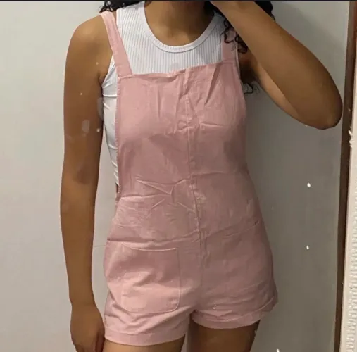 Macaquinho SHEIN EZwear rosa novo - tamanho xs (pp)