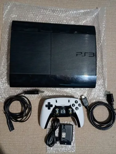 PS3 SUPER SLIM DESBLOQUEADO E COM JOGOS 