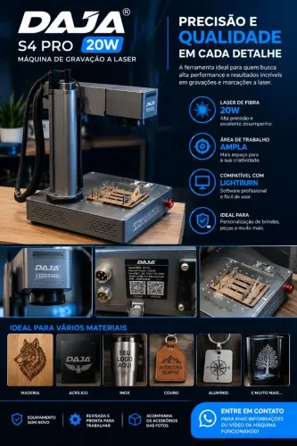 Máquina de gravação a laser 