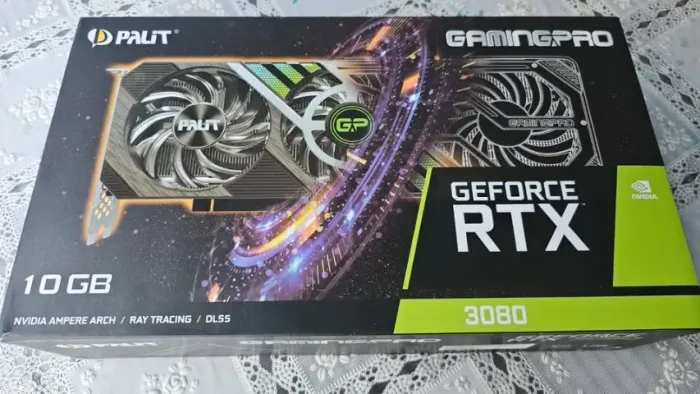 RTX 3080 Palit Gaming Pro 10GB GDDR6X Zerada e Completa na Caixa