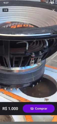 Tornado jbl 5600 15 precisa trocar o reparo 
