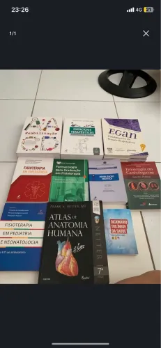 Livros para saúde e fisioterapia
