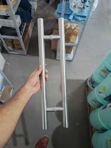 Puxador Tubular H 60cm Aço Inox