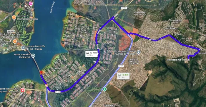 Vendo lote 400m - Jardim Botânico a 10 minutos da ponte JK