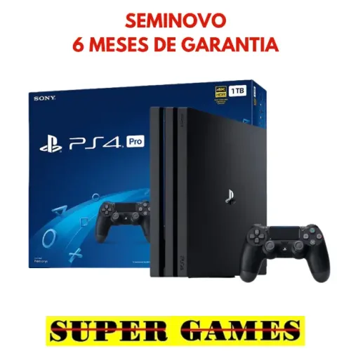 PS4 PRO 1TB (excelente). Loja física desde 2004, próximo ao metrô, Aceitamos Troca.