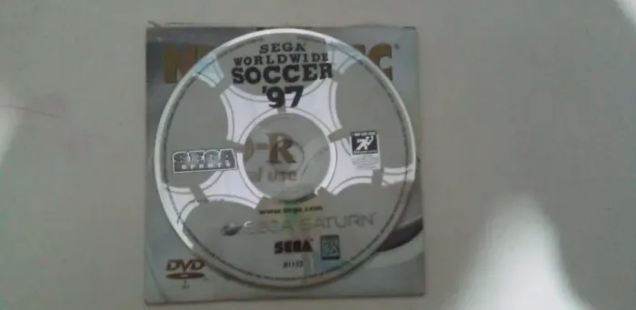 Jogo Sega Worldwide Soccer 97 Original - Sega Saturn Jogo original Sega 