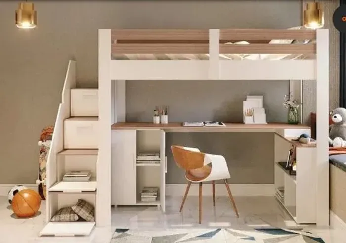 Cama alta infantil