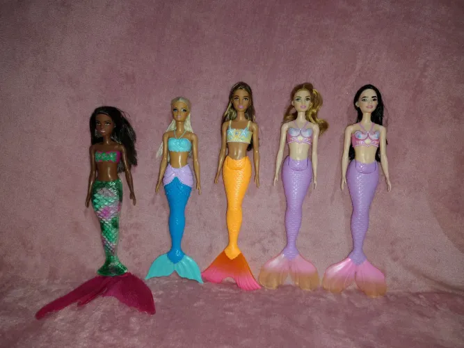 Lote de bonecas Barbie sereias 