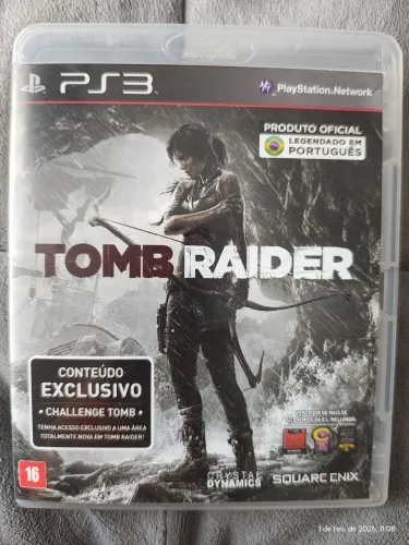 PS3 TOMB RAIDER em Português mídia física 