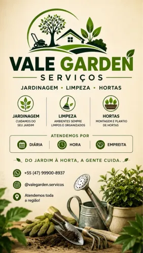 Servições de roçada e jardinagem 