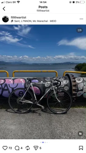 Bicicleta quadro fixa