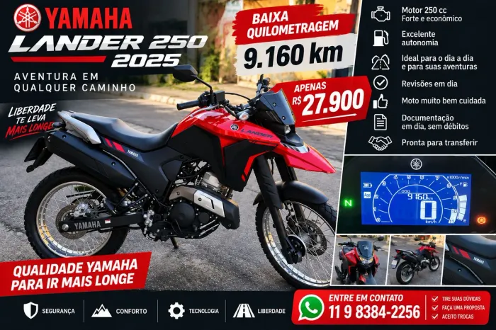 Vendo ? YAMAHA LANDER 250 ABS 2025