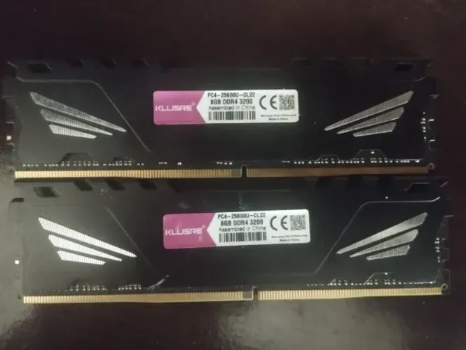 Memória RAM 2x8 3200MHZ