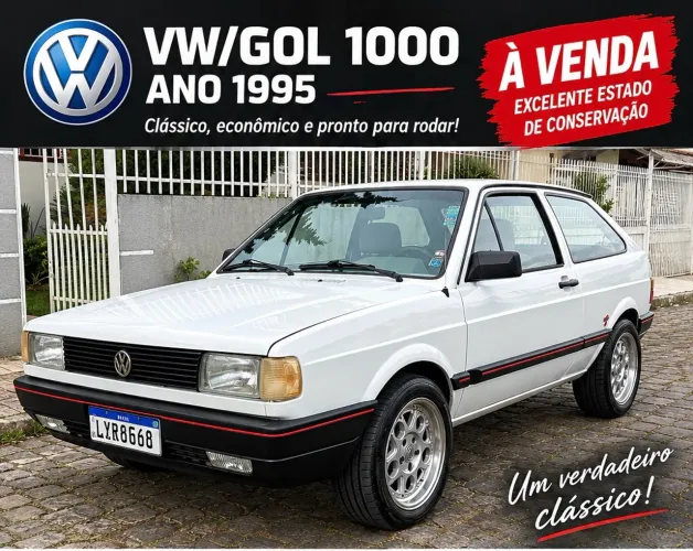 Volkswagen Gol Geração I 1000 2P 1995