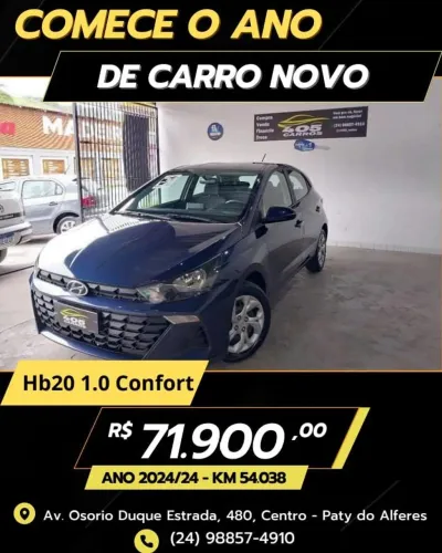 Hyundai HB20 Comfort Plus 1.0 Flex 12V Mec. 2024