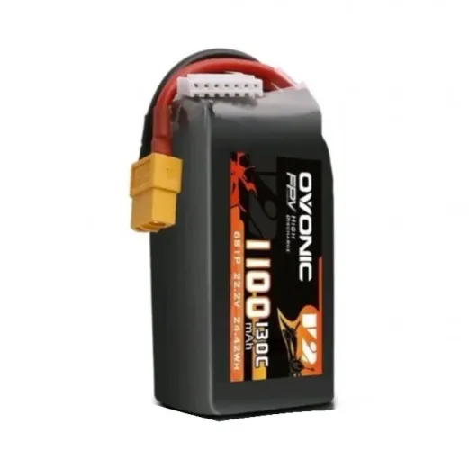 Bateria Lipo Ovonic 6s 1100mah 130c P/ Drone Fpv e Outros