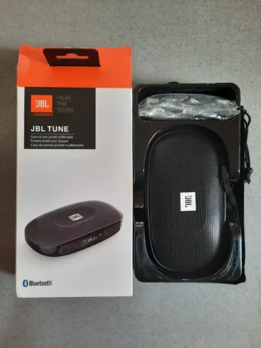 Caixa JBL Tune FM bluetooth black seminovo!