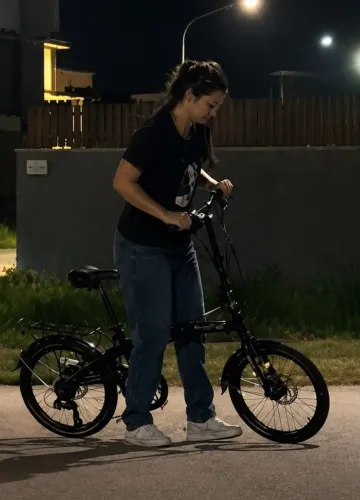 bicicleta dobrável para porta mala 