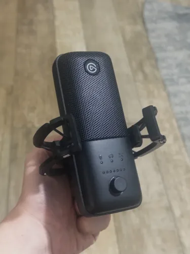 Microfone Condensador USB Elgato Wave:3 - Perfeito Estado + Shock Mount Elgato