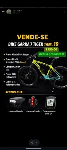 BIKE GARRA 7 TIGER TAM.19