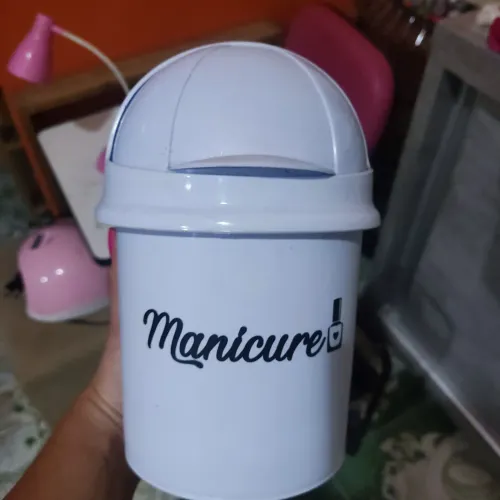 Mini lixeira manicure