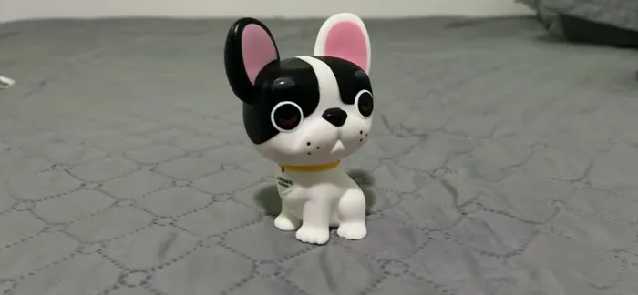 Boneco Colecionável Buldogue Francês - Miniatura Decorativa