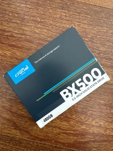 HD SSD 480gb Crucial BX500 NOVO na caixa