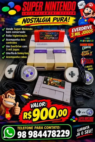 Super Nintendo nostalgia pura, aceito proposta