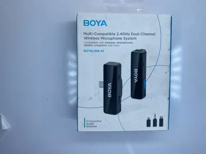 Microfone Lapela Boya Boyalink A1 Android/ios 3.5mm Preto