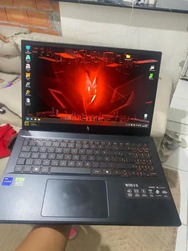 Notebook Gamer Acer Nitro V15 ANV15-52 - i9 13ª Gen - RTX 4060 - 16GB - 165Hz - Impecável