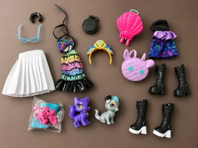 Lote acessórios g3 Monster High