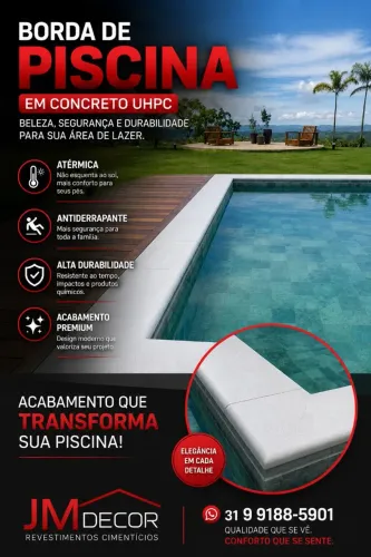Borda de Piscina Atermica Antiderrapante
