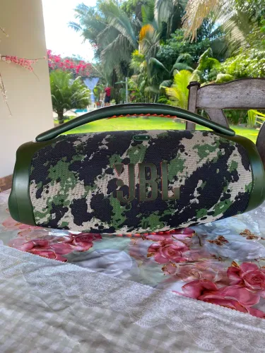 JBL Boombox 3 Verde Militar - Original, Usado em Perfeito Funcionamento