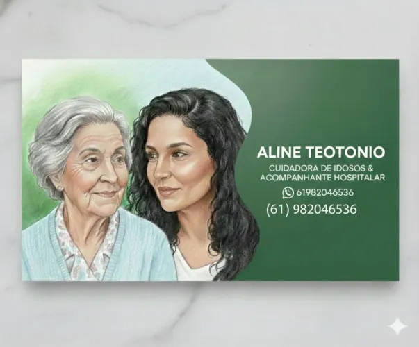 Cuidadora de idosos ou acompanhante hospitalar