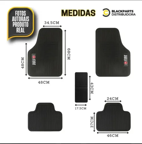 Jogo de tapetes FIAT