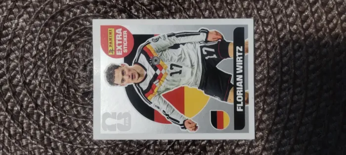 Copa 2026- WIRTZ - Extra Sticker Metalizada Prata