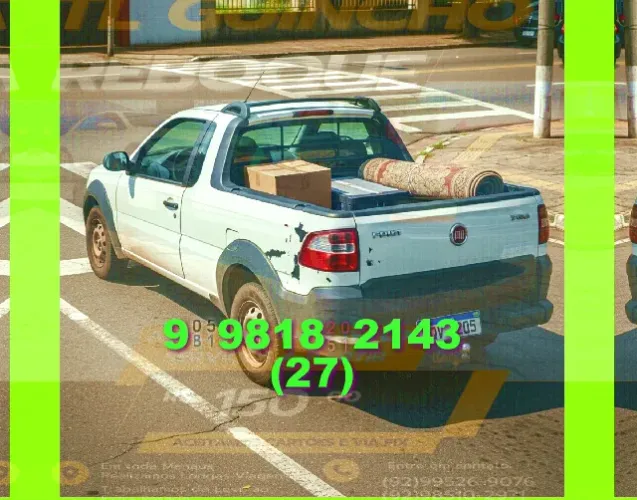 Frete rápido! Contato: 27?9?9818?2143 | Pedro soluções em transporte.