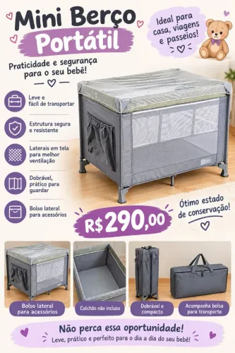 Berço portátil 