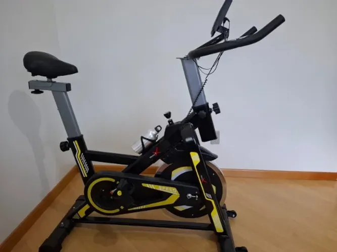 Bicicleta Ergométrica Spinning Roda de Inércia 13kg