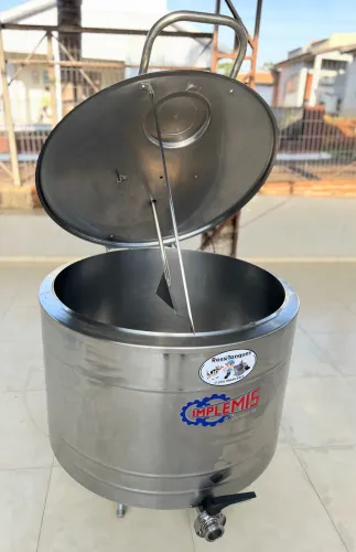Tanque Resfriador 300 L Tina de Leite Sucos e Caldas Sorvetes Misturador Caldas Agua