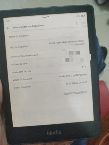 Kindle Paperwhite Signature Edition 32 GB (11ª geração)