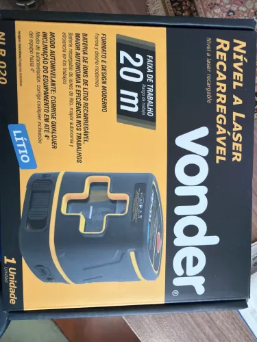 Nível a laser recarregável - vonder