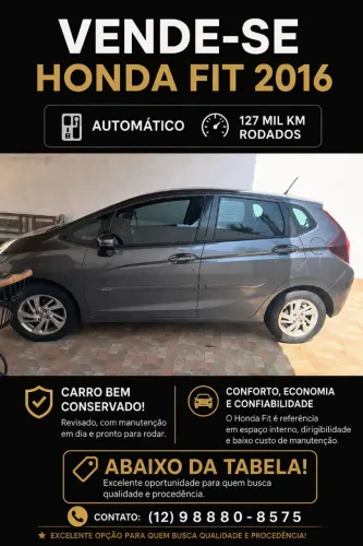 Honda Fit LX 1.5 Flexone 16V 5P Aut. 2016