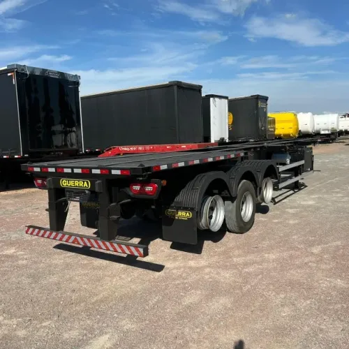 Carreta Semi-reboque Porta-container Bug Guerra Ano 2026 3 Eixos