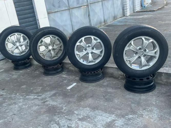 ? Jogo de Rodas Originais Hyundai Tucson Aro 16 | 5 Furos 5x114,3