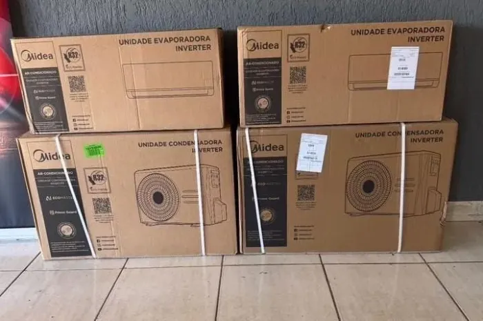 AR CONDICIONADO M.I.D.E.A INVERTER COM ALEXA E WIFI 12M BTUS LACRADO! NA CAIXA!