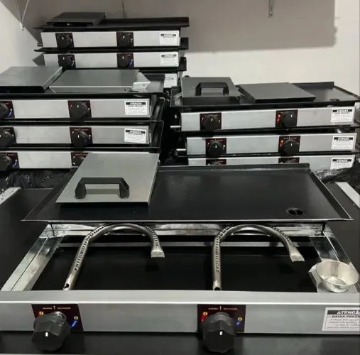 ? CHAPA DE LANCHE A GÁS 30x60 - QUALIDADE E PRATICIDADE ?