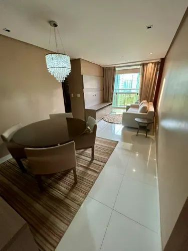MOBILIADO 77m² | 2 QTS + ESCRITÓRIO | METRÔ 200m | ÁGUAS CLARAS