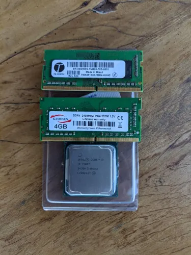 Kit Intel Core i3-7100T + 8GB RAM DDR4 2400MHz Notebook / Mini PC