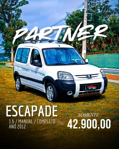 Peugeot Partner Van Escapade 1.6 Flex 16V 5P 2012